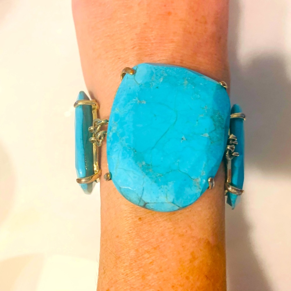 Kendra Scott Turquoise stone bracelet